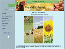 Tablet Screenshot of biogut-besenborstel.de